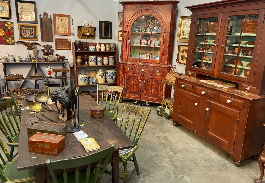 Photo courtesy of Jared Posey - Original York Antiques Show Booth